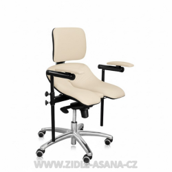 Ergonomická židle Ásana Medic Dent Ekokůže, Creme